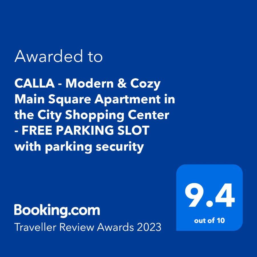 Calla 1 - Modern & Cozy Main Square Apartment In The City Shopping Center - Parking Slot With Parking Security Скопье Экстерьер фото